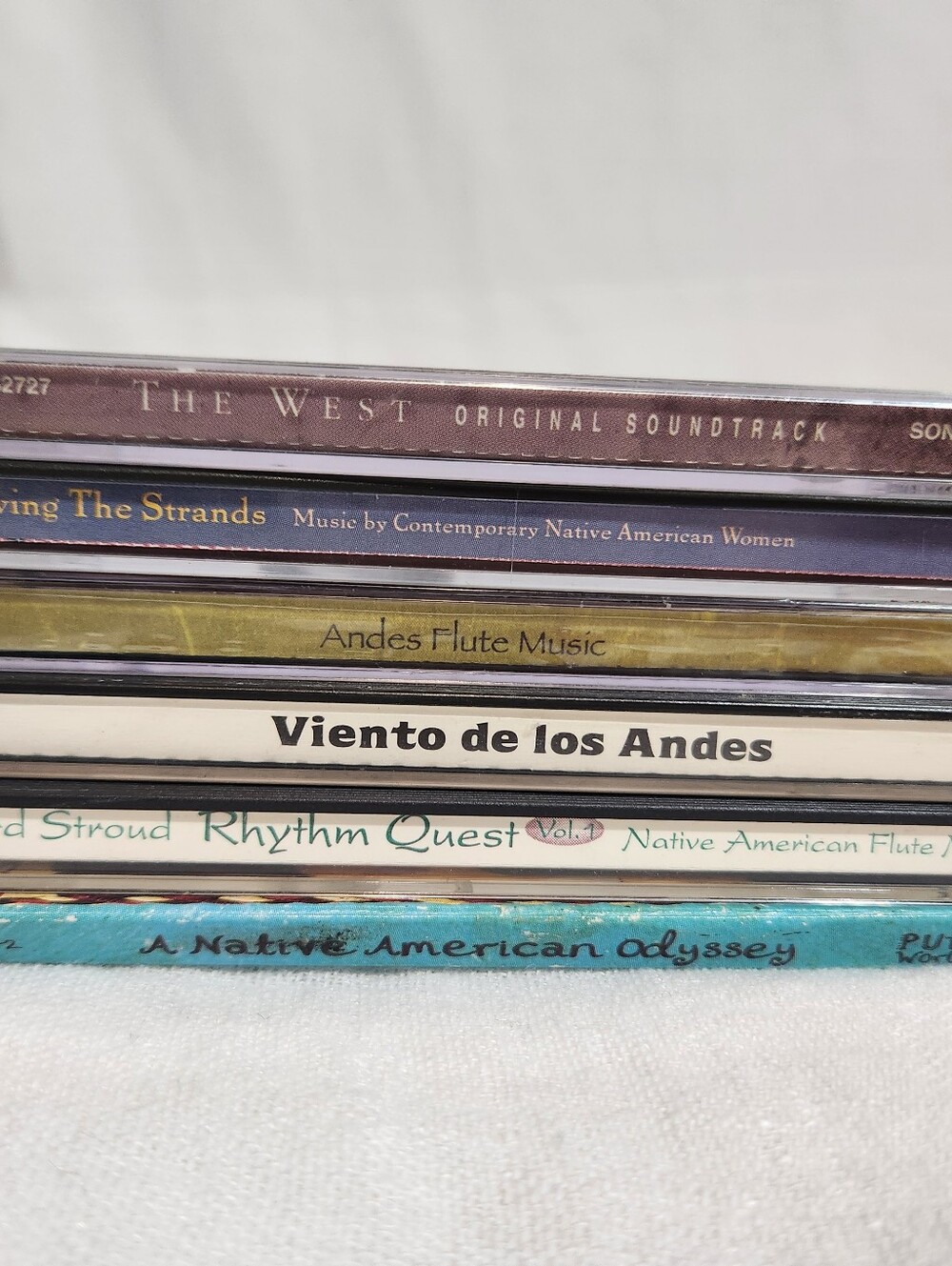 6 Native American Music CD Lot Flute Drums The West Putumayo Andes Music